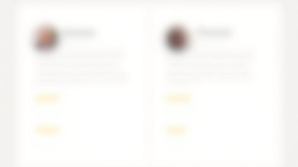 Grille de quatre cartes de témoignages affichées en même temps sur une page web